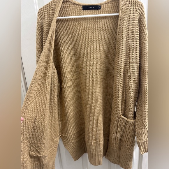 Camel Knit Women's Cardigan - Picture 5 of 7